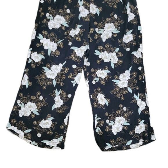 Torrid Wide Leg Pants Women's 3x Floral Pull On Pockets Elastic‎ Waistband - Picture 2 of 9
